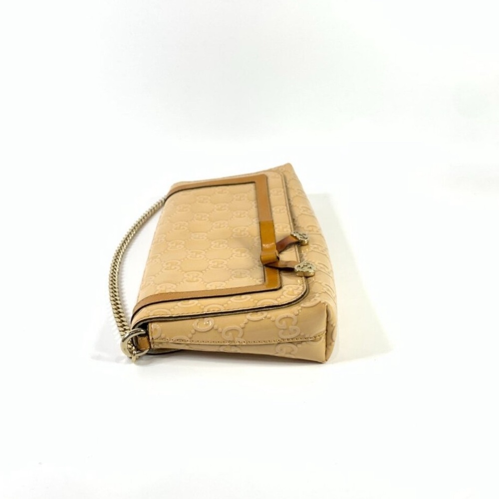 Gucci Patent Beige Shoulder Bag - Picture 4 of 16
